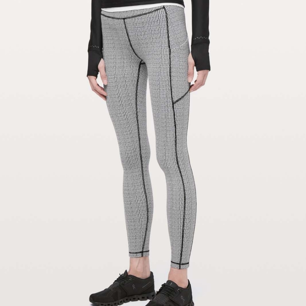 Houndstooth lululemon Speed Up Tight 28"